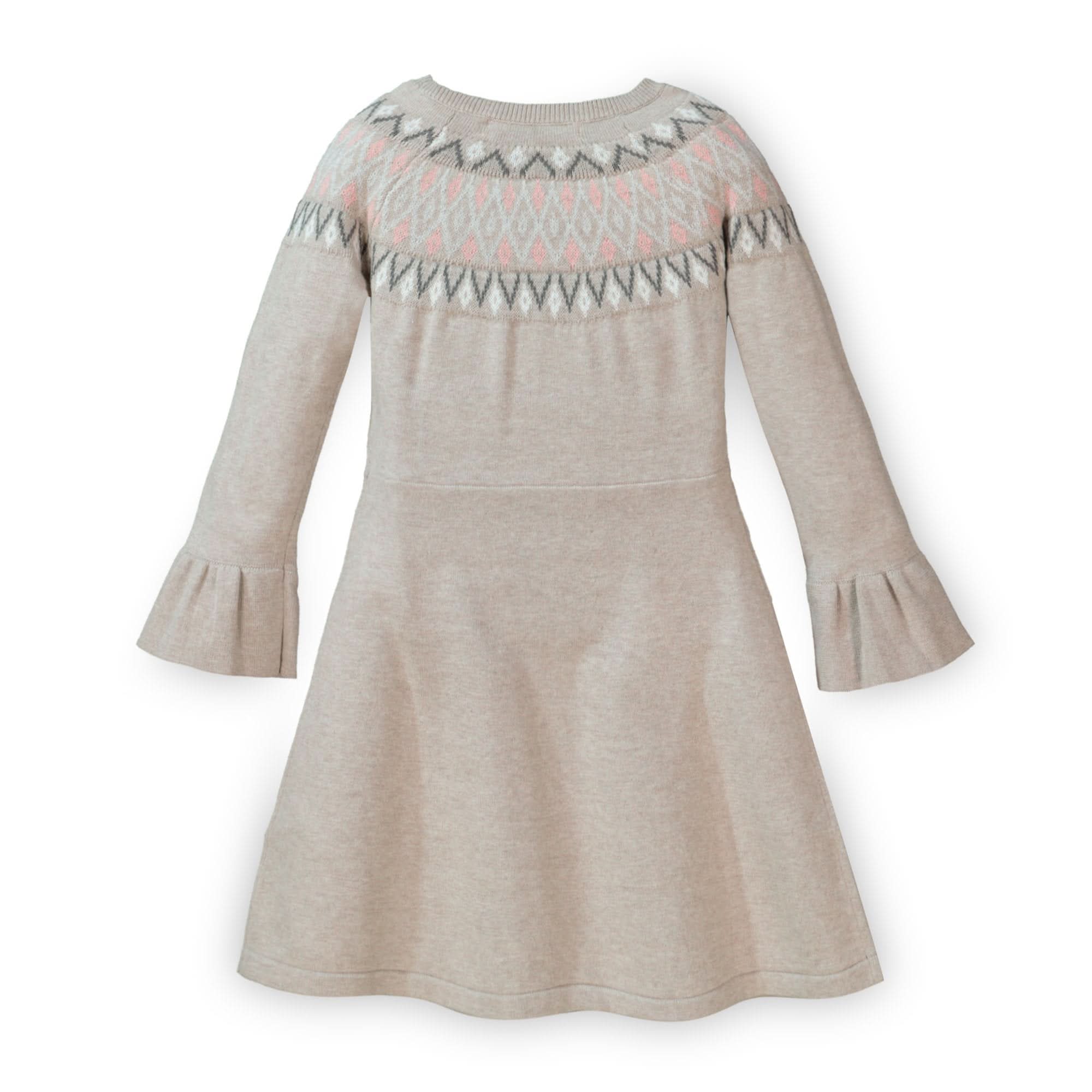 Fair Isle Fit and Flare Sweater Dress