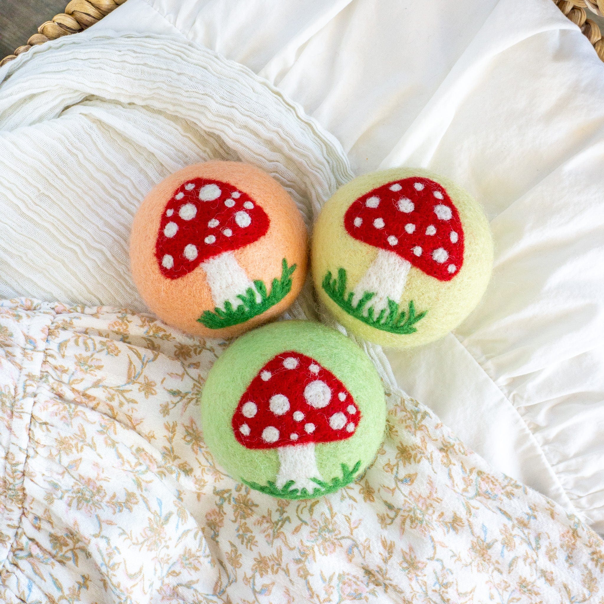 Meadow Mushroom Trio - Limited Edition