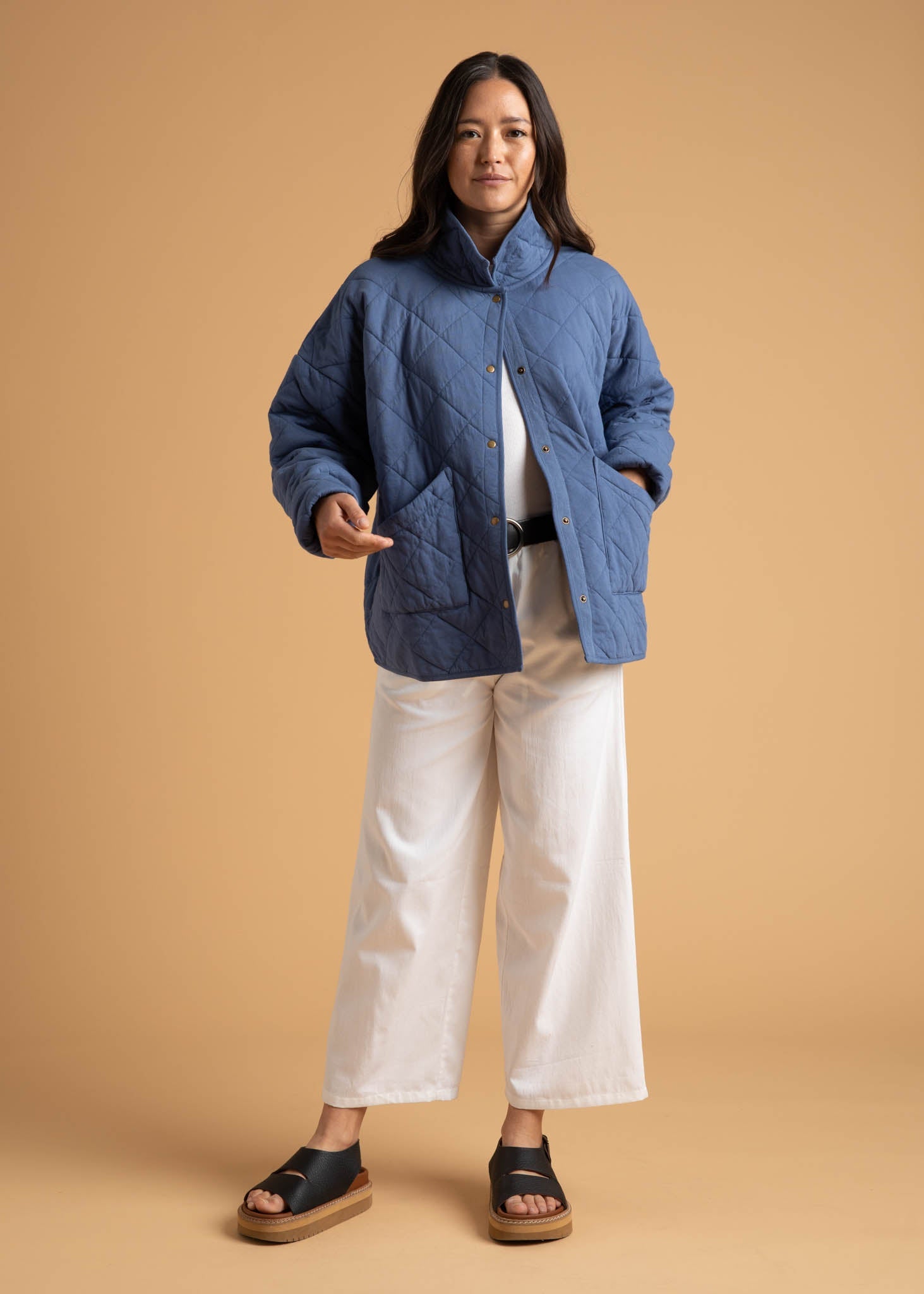 Countryside Quilted Jacket - Inky Blue