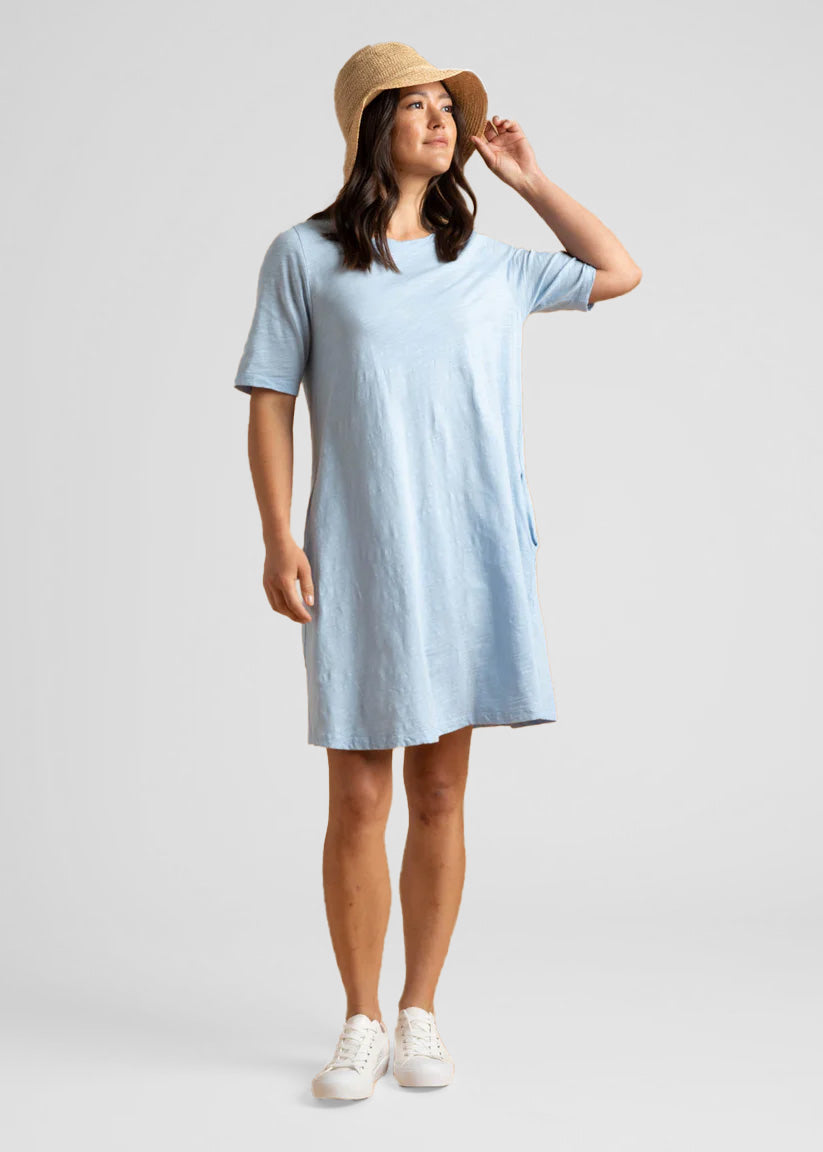Good Tee Dress - Sky
