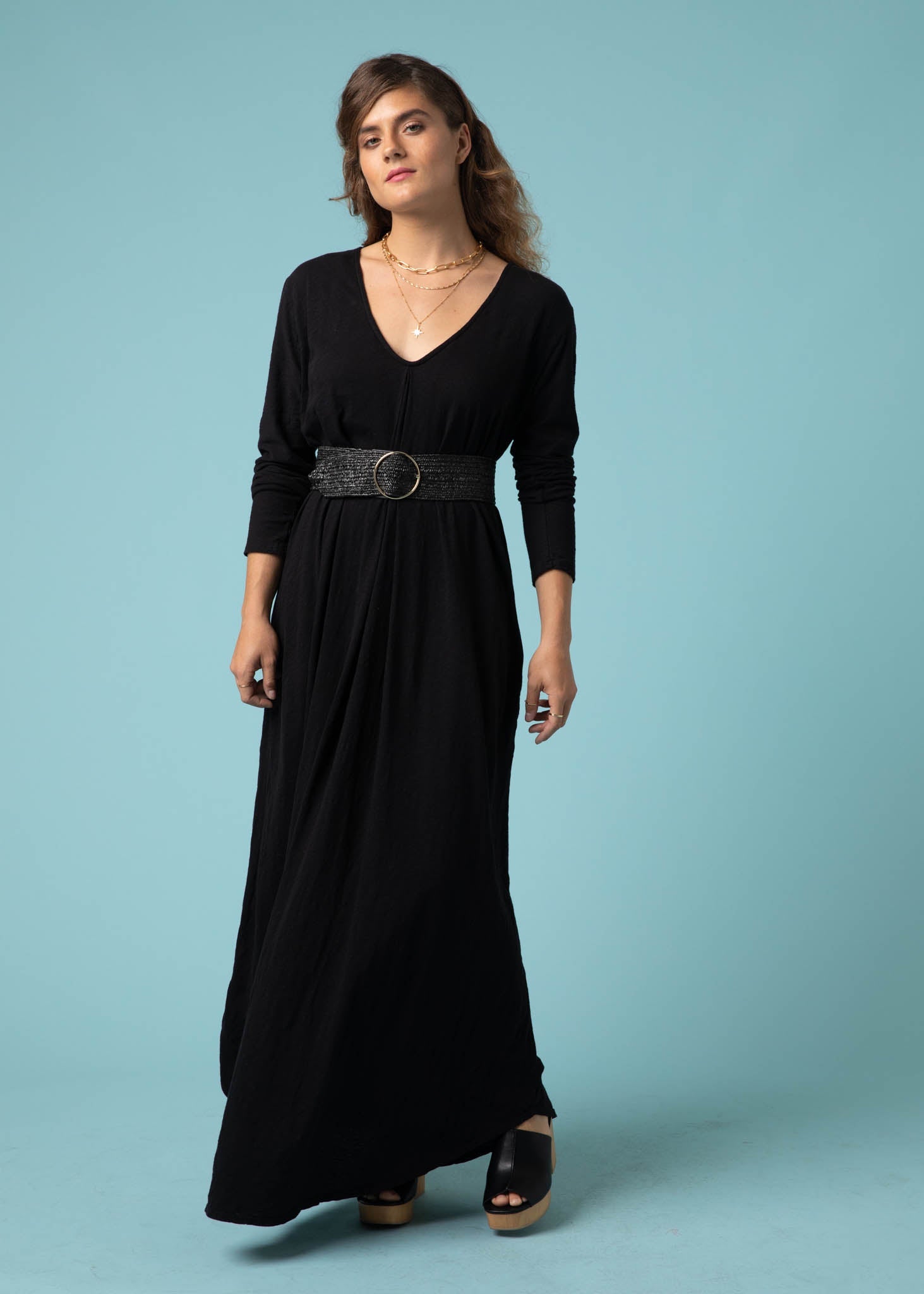 Be Clever Duo Dress - Black