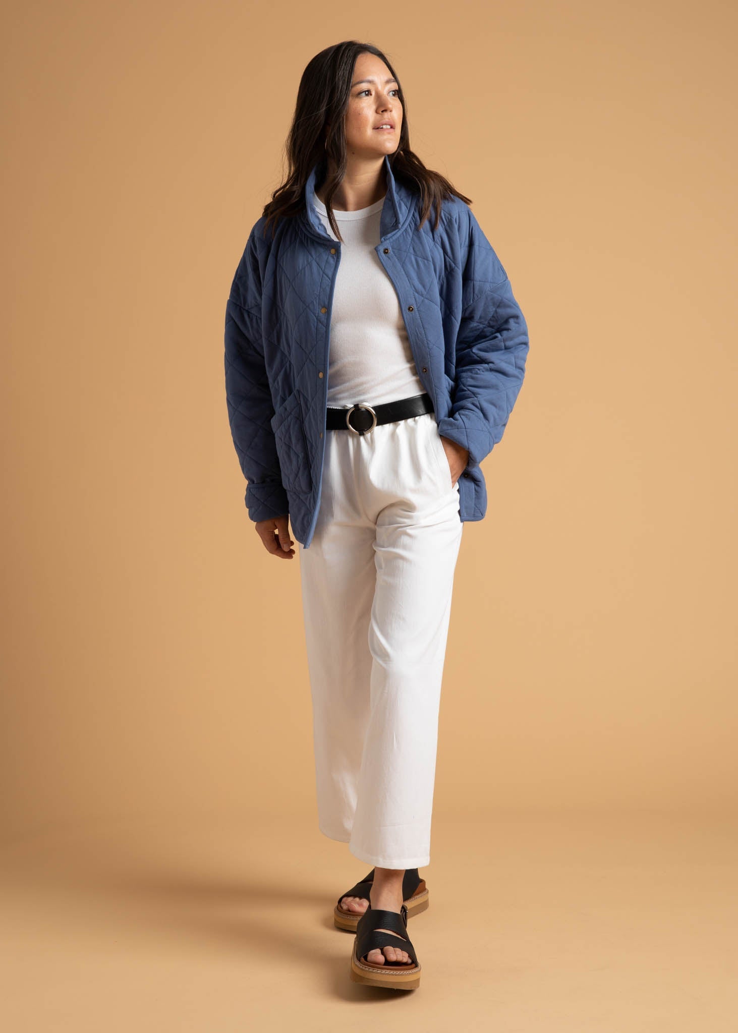 Countryside Quilted Jacket - Inky Blue