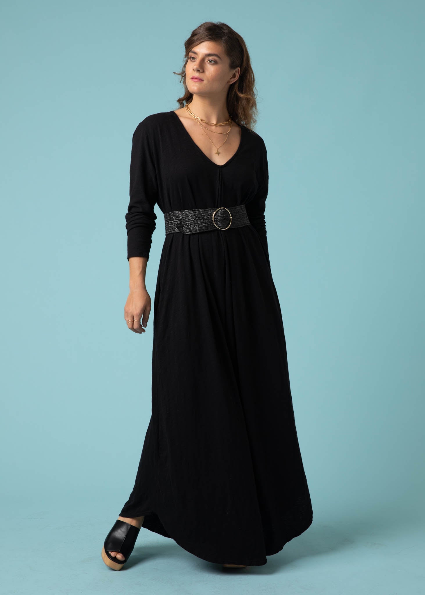Be Clever Duo Dress - Black