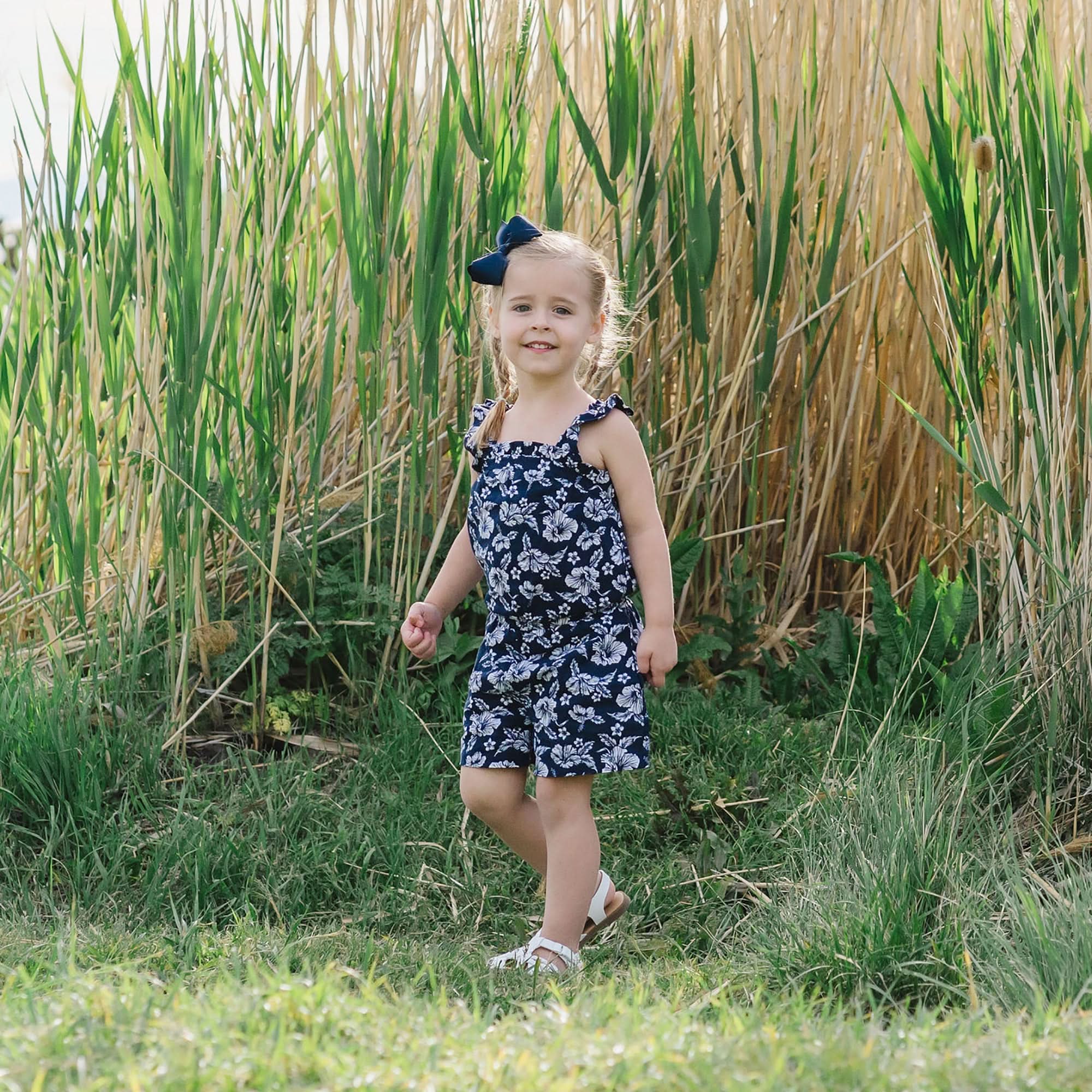 Ruffle Pull On Romper