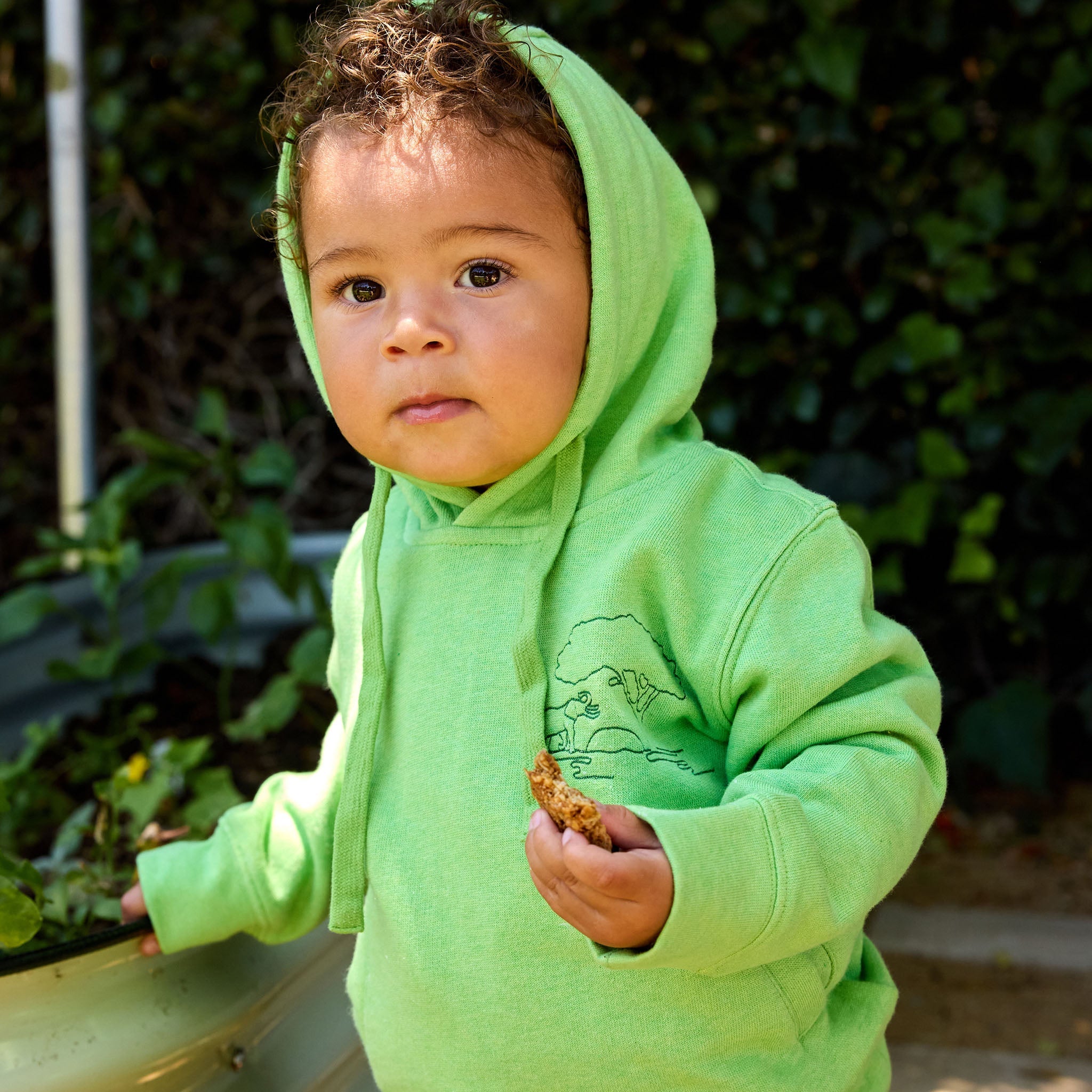 Kids Protect Elephants organic cotton hoodie — Conscious Step