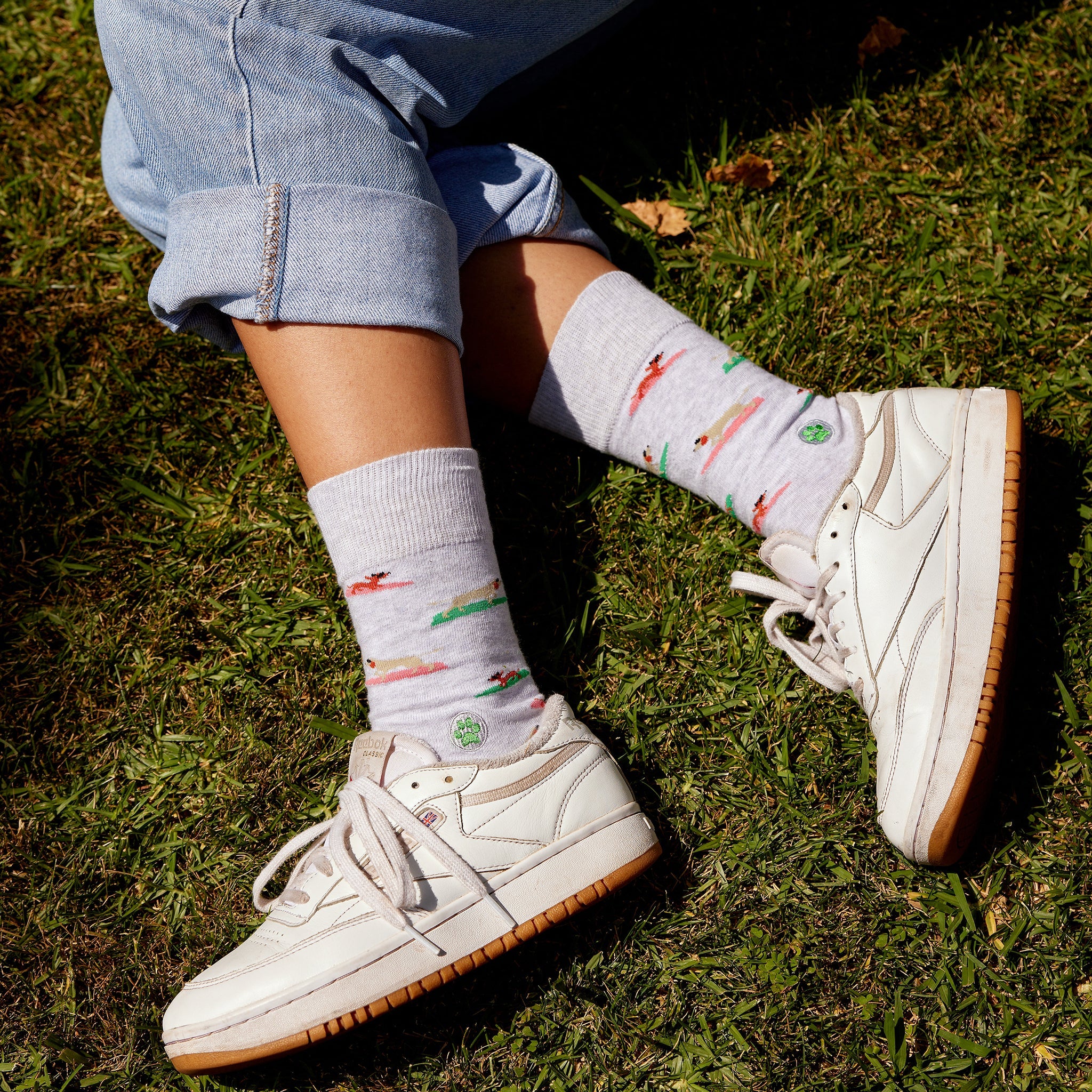Socks that Save Dogs surfing pups, pair — Conscious Step organic cotton