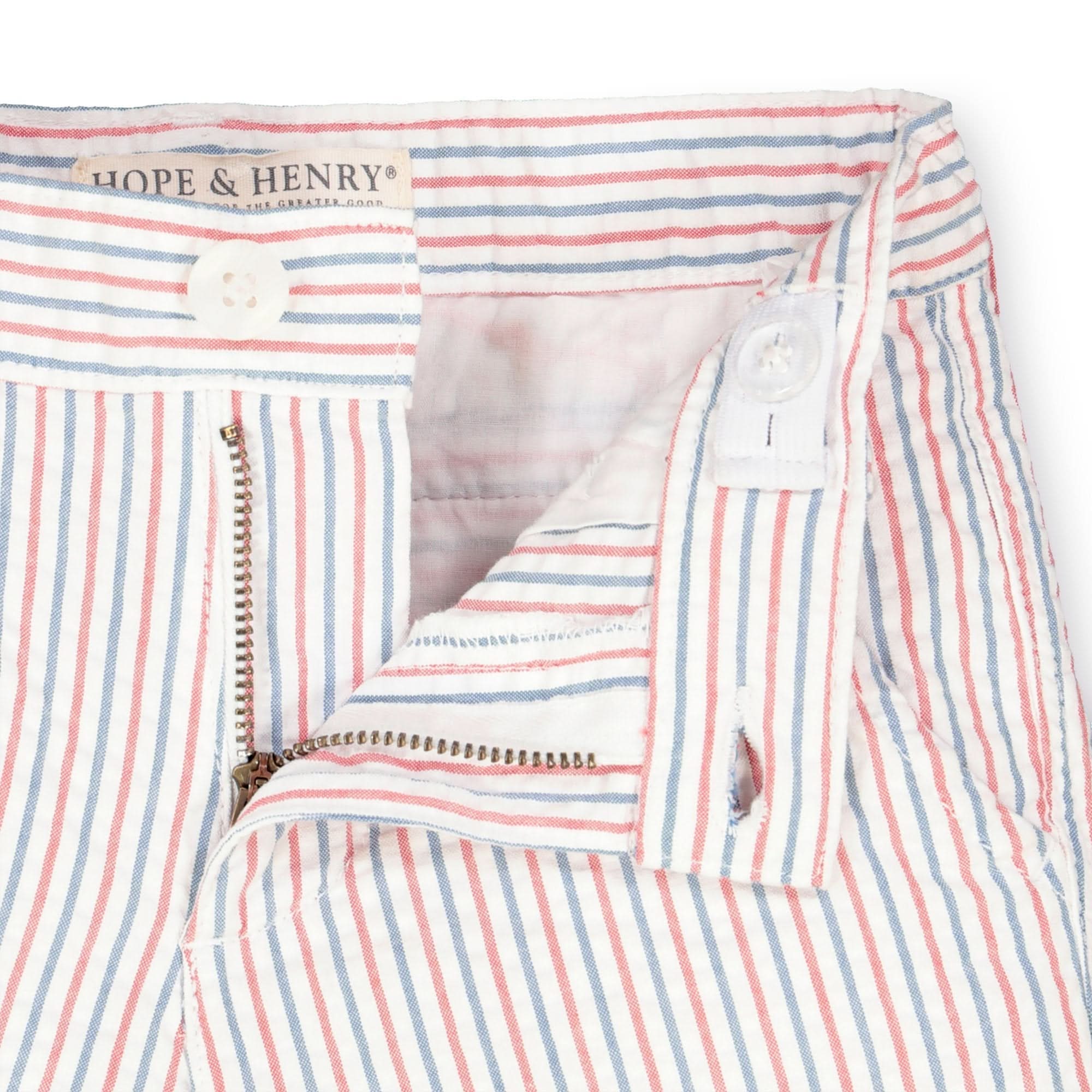 Organic Seersucker Short - Baby