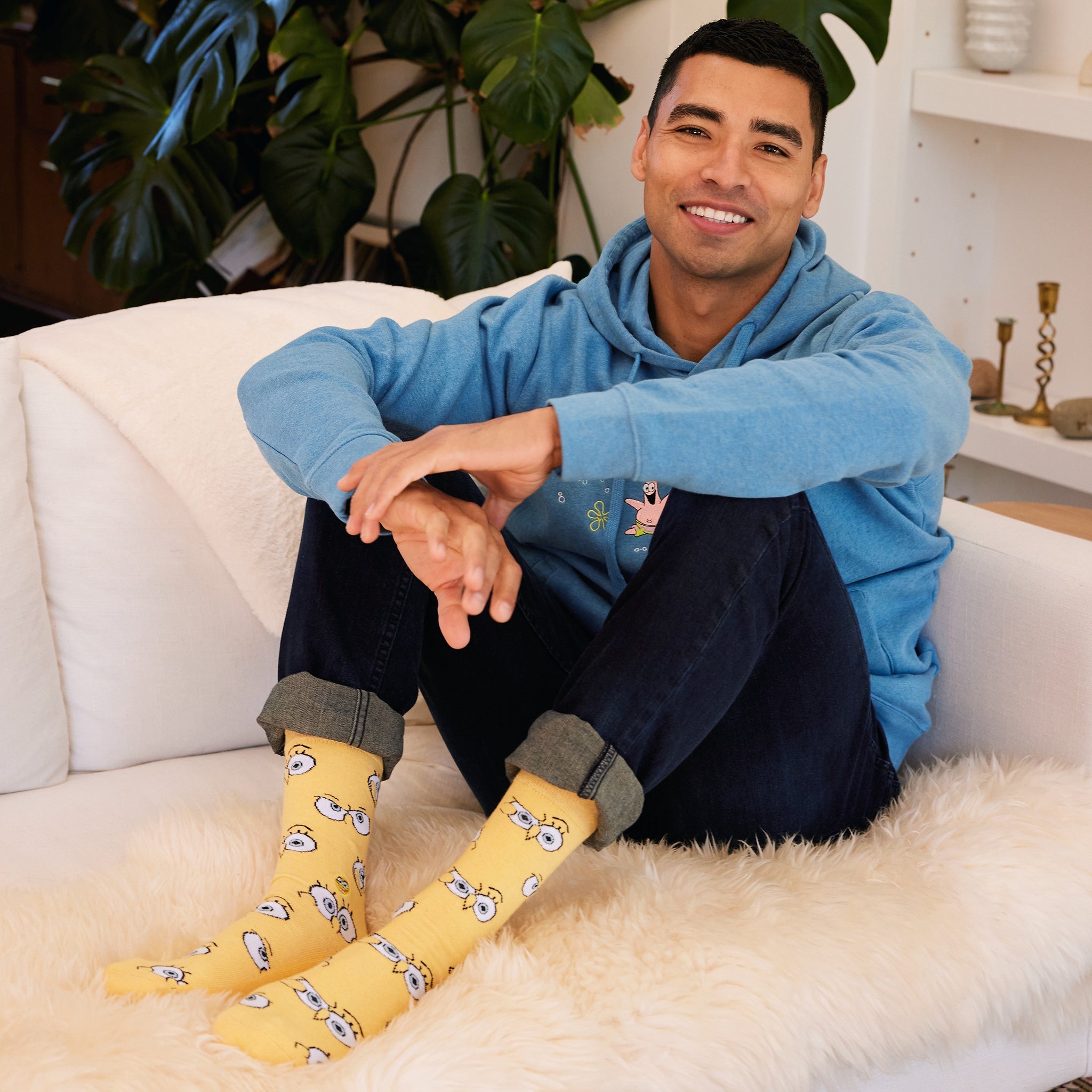 SpongeBob Protect Oceans socks, pair — Conscious Step organic cotton