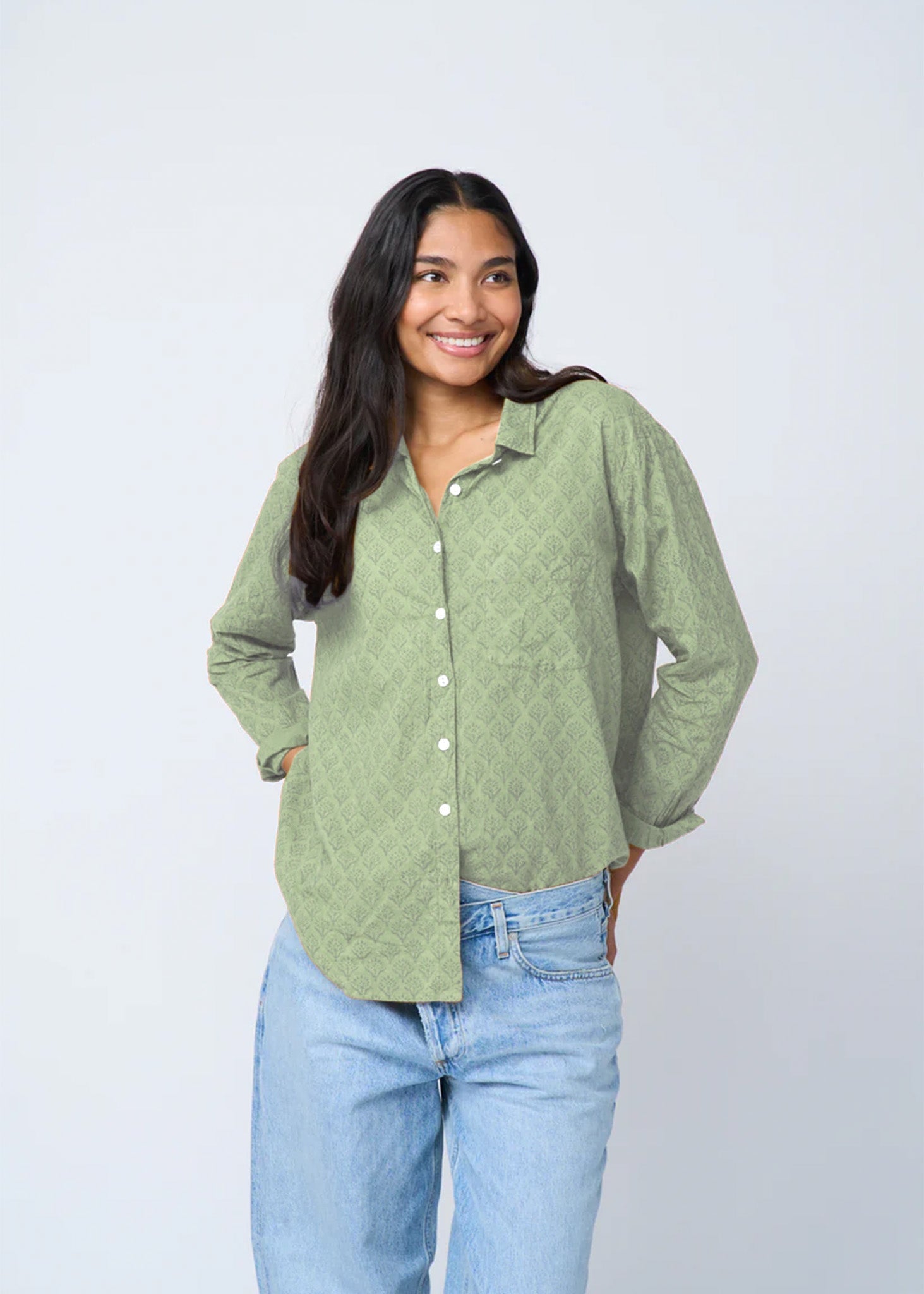 Good Boyfriend Shirt - Sunflower Overdye Sage