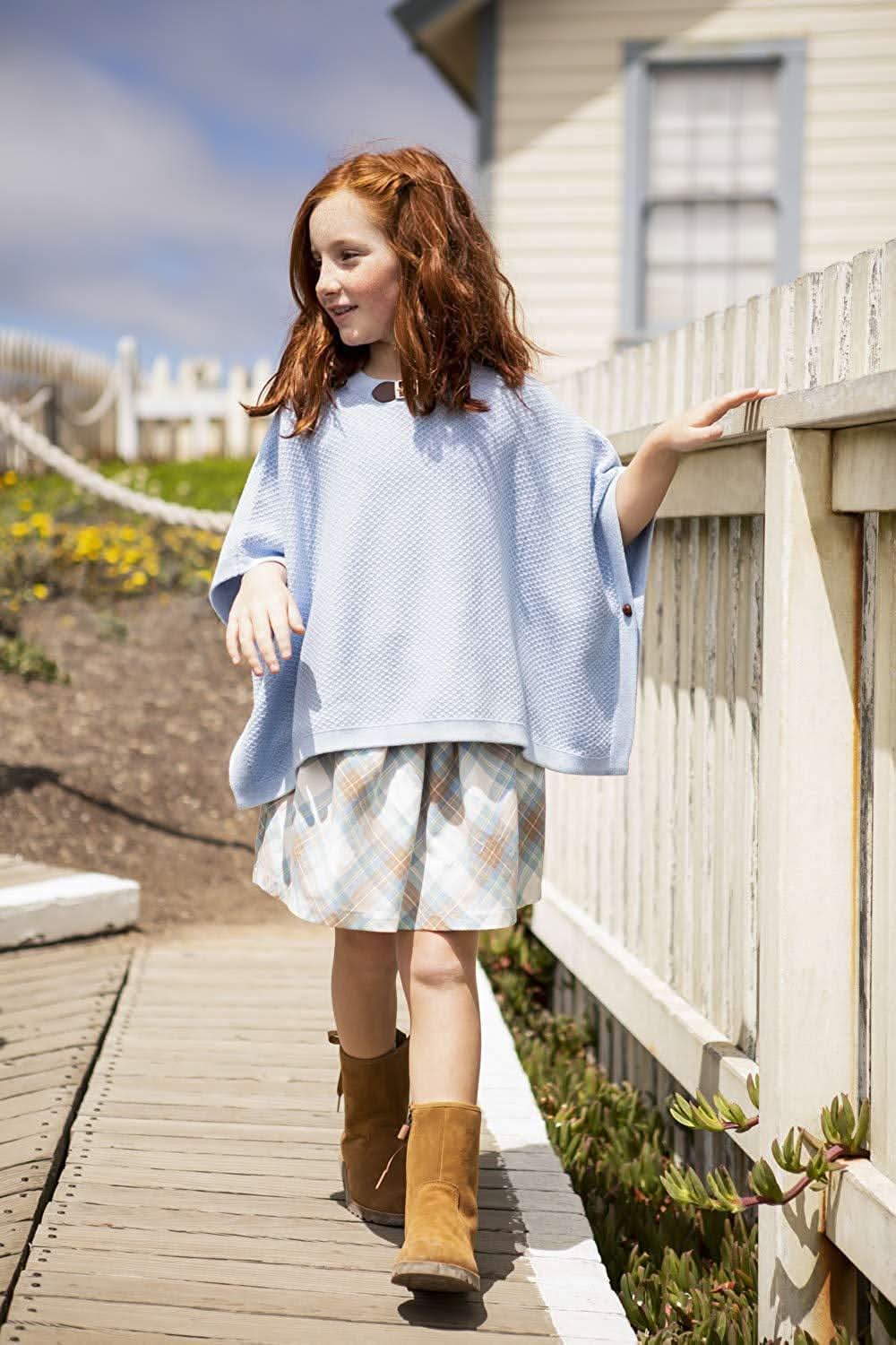 Textured Square Sweater Cape